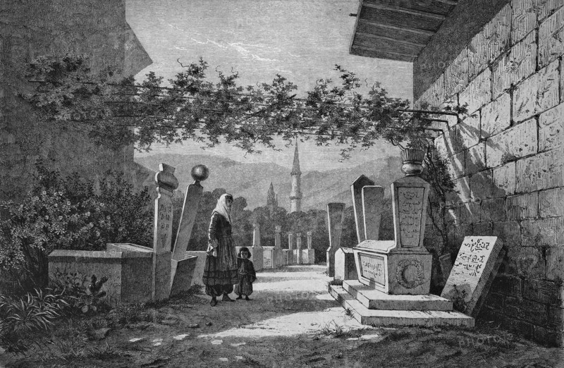Tatar graves in baktschifarai