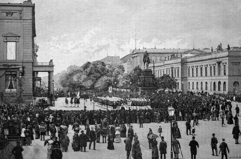 Flag parade