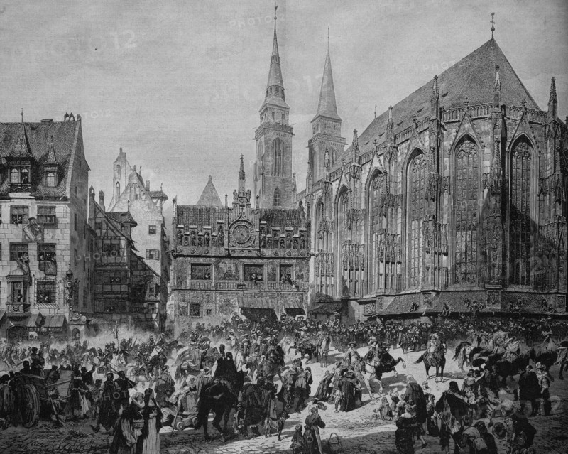 Entry of gustav adolf in nuremberg