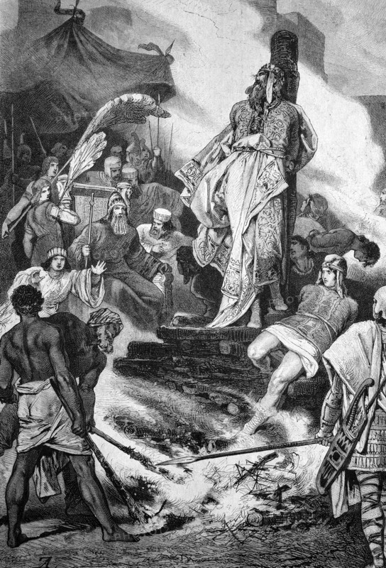 Croesus on the pyre