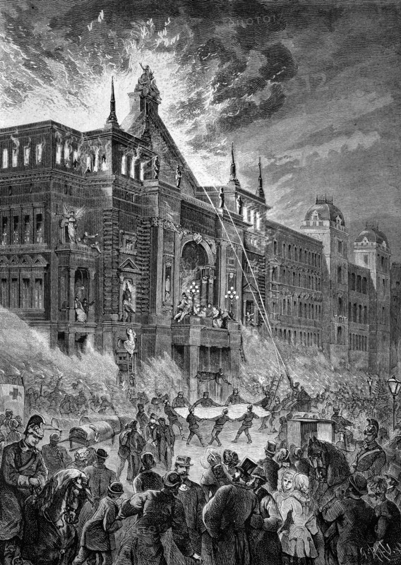 Fire at the ringtheater theatre