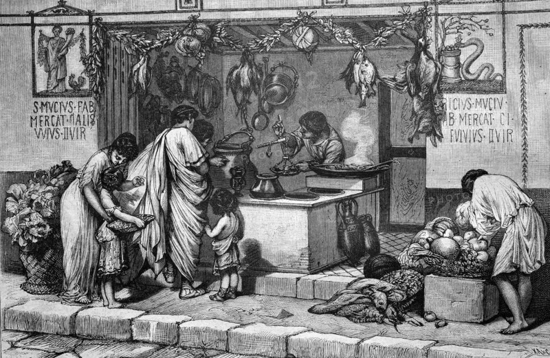 Ancient roman shop