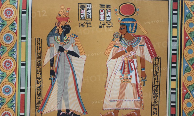 I. king amenhotep and wife