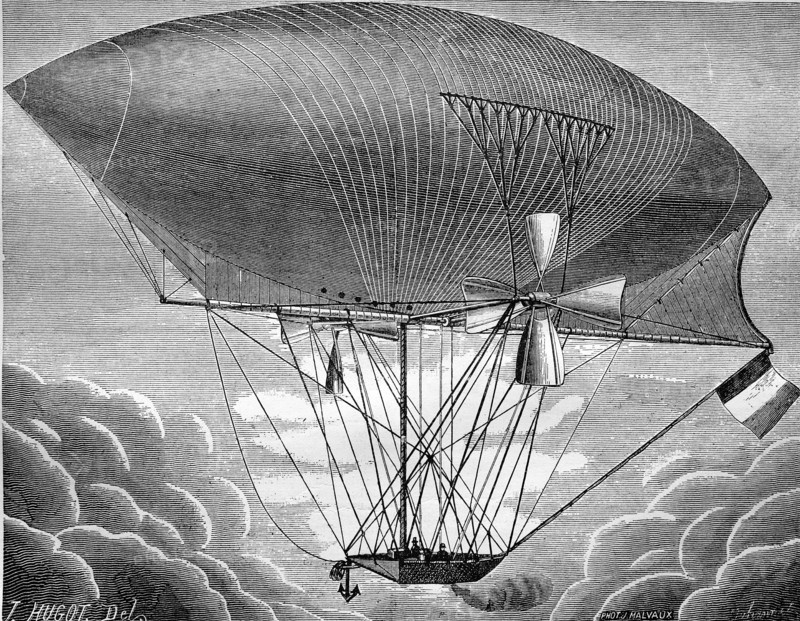 Airship by henri giffard
