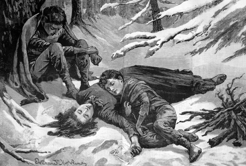 French expatriates in the blizzard