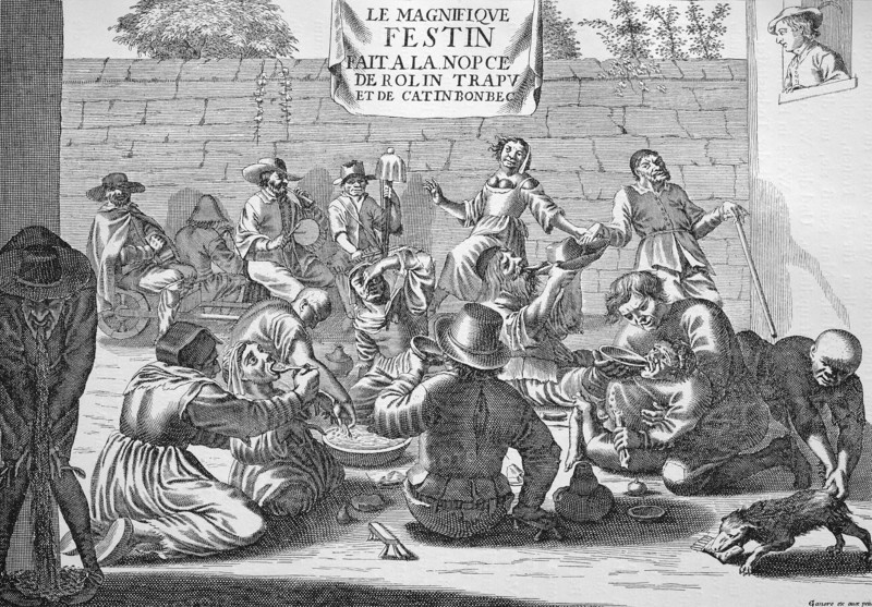 Mockery of a beggar's wedding