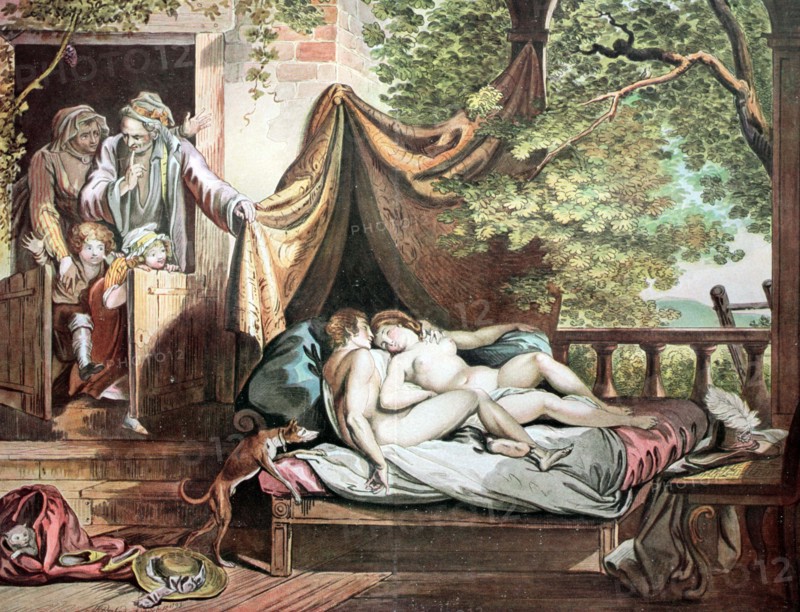 The surprised lovers