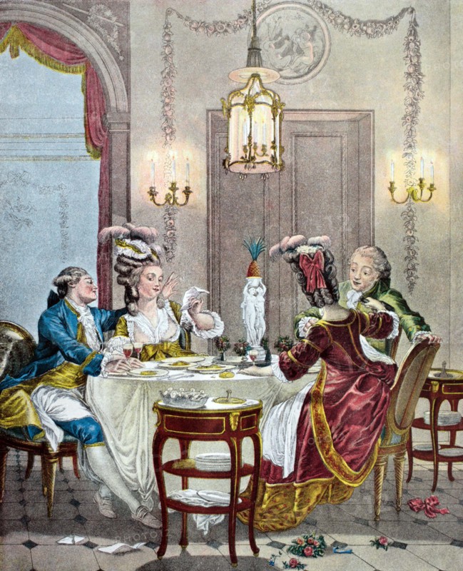 Erotic dinner,