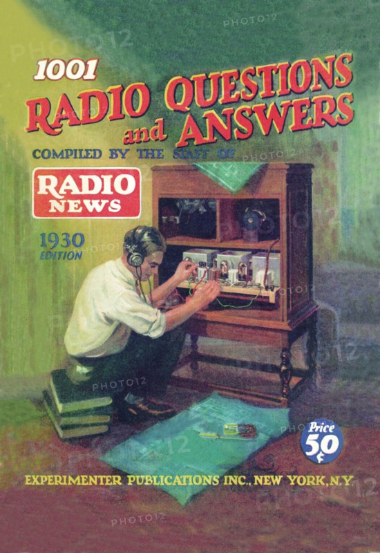 1001 Radio Questions and Answers 1930