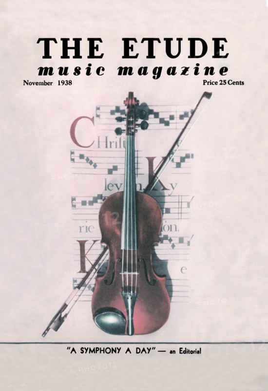 Violin on Magazine Cover 1938