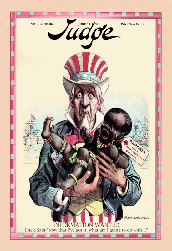 Judge Magazine: "Now That I've Got it, What Am I Going to Do with It?" 1898