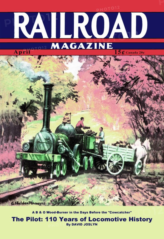 Railroad Magazine: A B&O Wood-Burner, 1942 1942