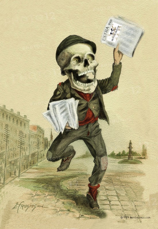 Death Brings the News 1901