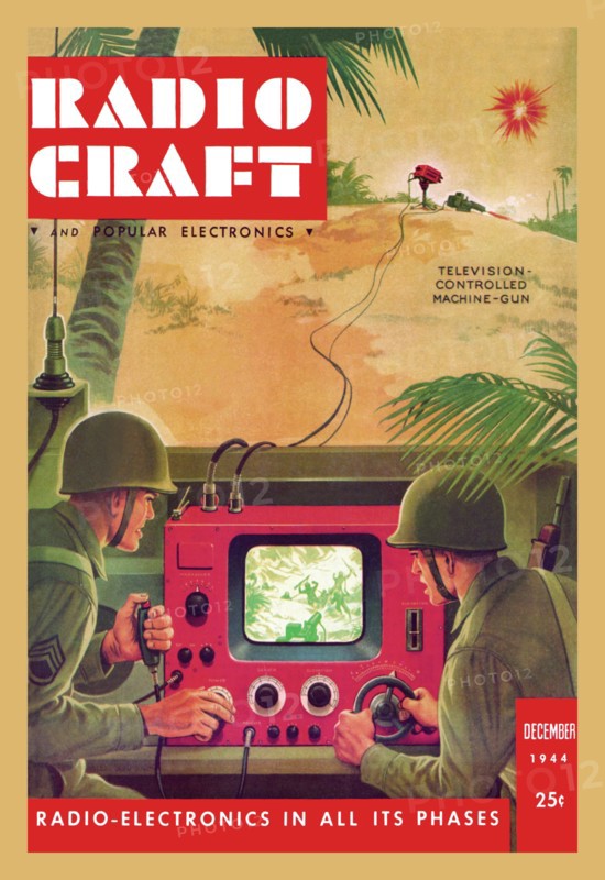 Radio Craft: Television-Controlled Machine Gun 1944