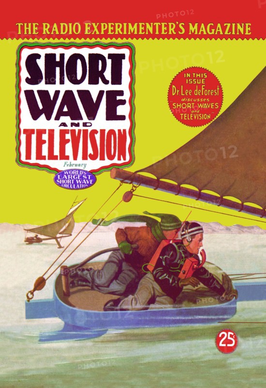 Short Wave and Television: Radio Controlled Ice Sailing