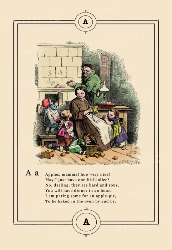 Little Lily's Alphabet: Apples, Mamma! 1880