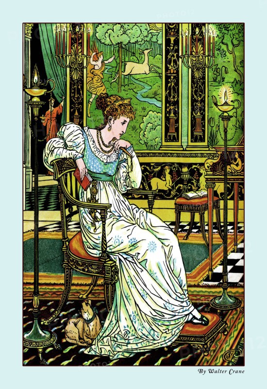 Hind in the Wood - In Thought 1900