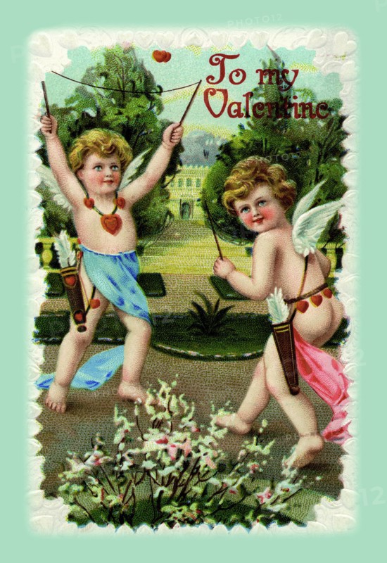 Two Cupids With Arrows