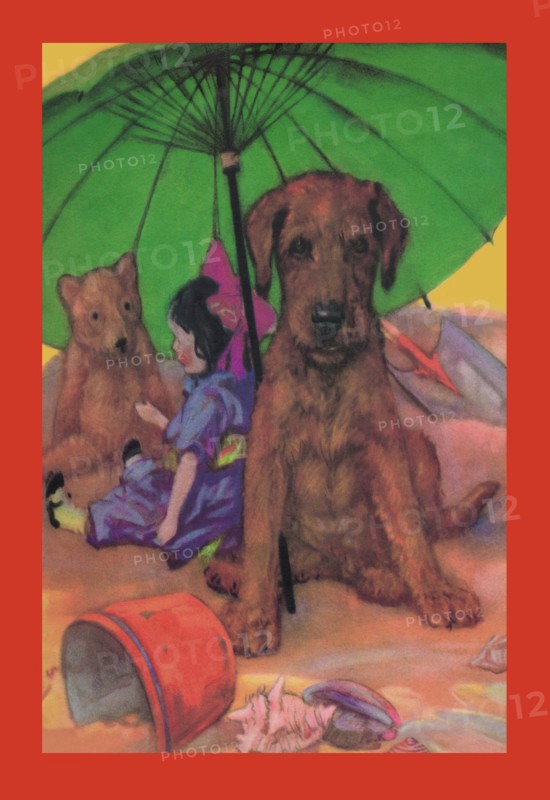 Dog on a Beach 1919