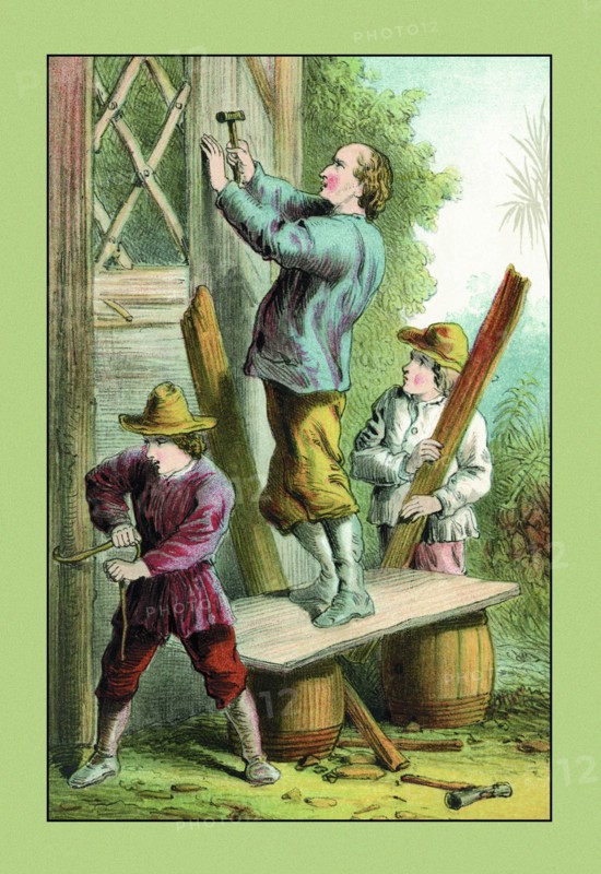 Swiss Family Robinson: Repairing a Falcon's Nest 1873