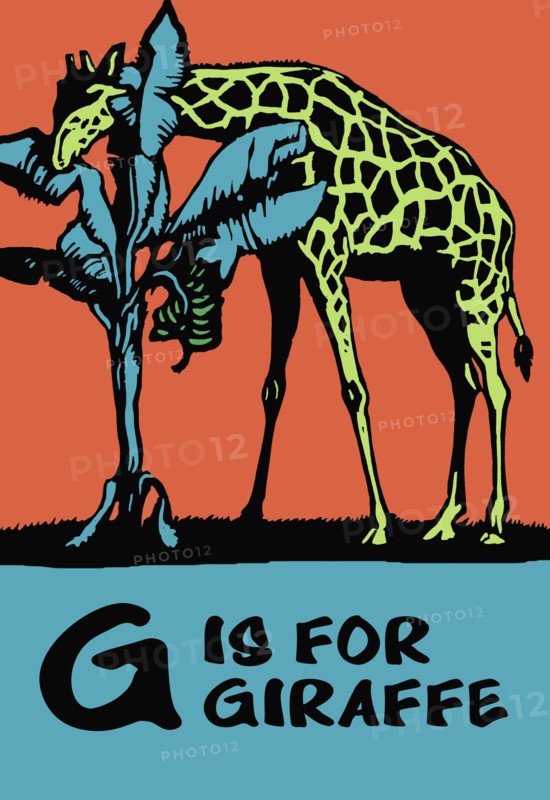 G is for Giraffe 1923