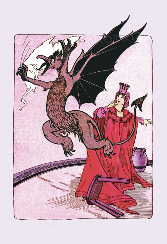 Gryphon and Ozma 1900