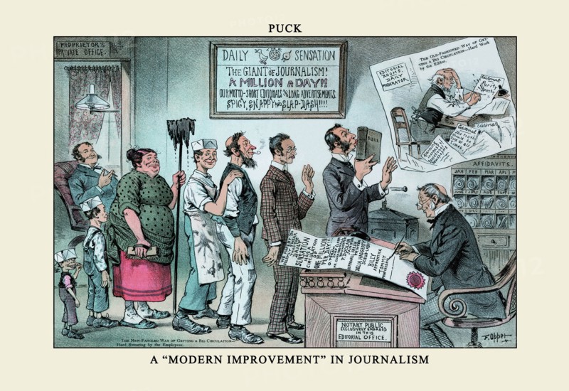 Puck Magazine: A "Modern Improvement" in Journalism