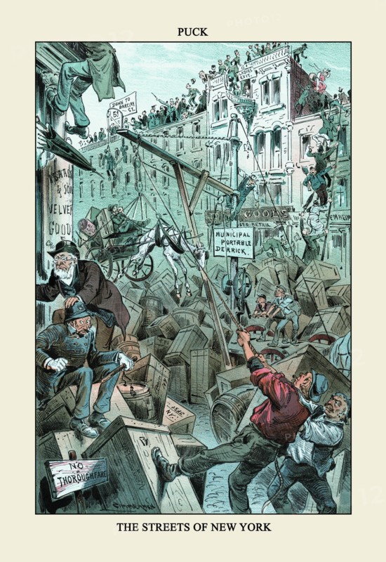 Puck Magazine: The Streets of New York