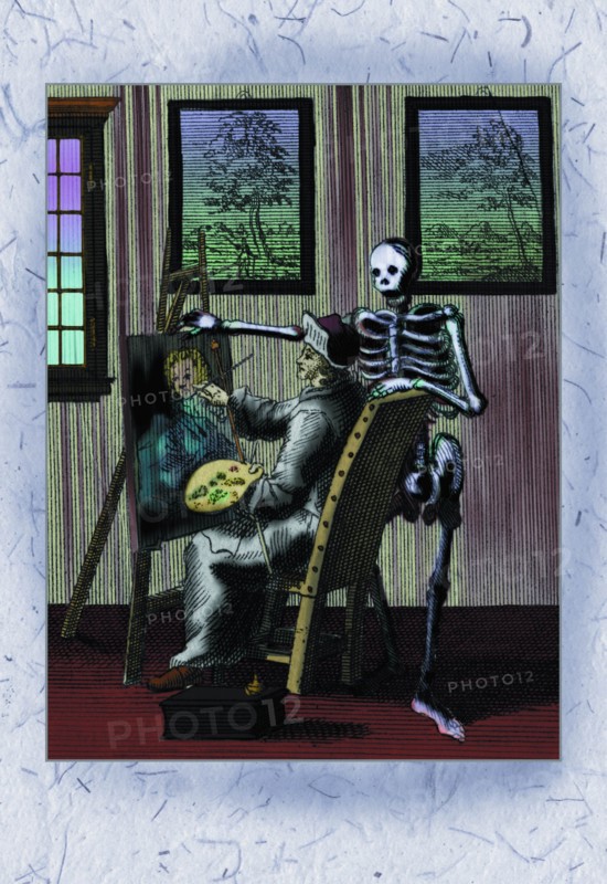 Death Visits a Painter 1764