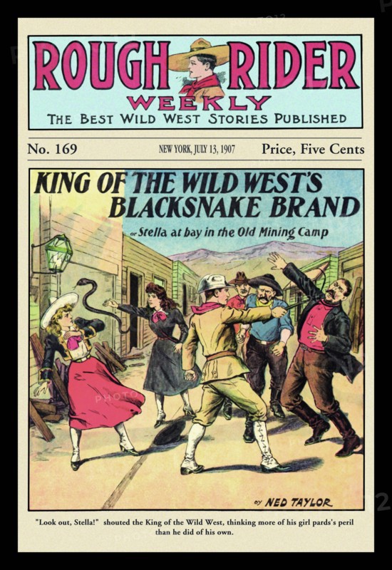 Rough Rider Weekly: King of the Wild West's Blacksnake Brand 1907