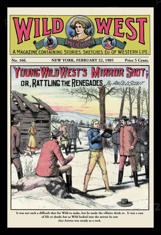 Wild West Weekly: Young Wild West's Mirror Shot 1905