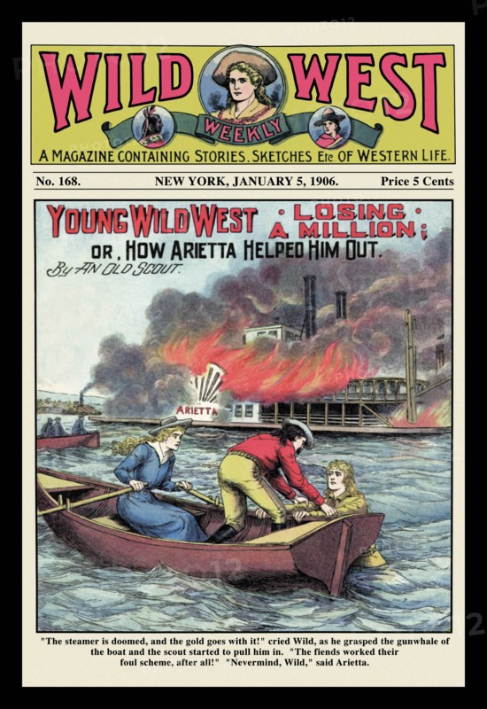 Wild West Weekly: Young Wild West - Losing a Million 1906