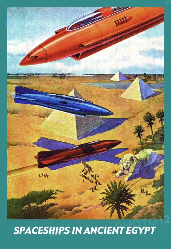 Spaceships in Ancient Egypt 1948
