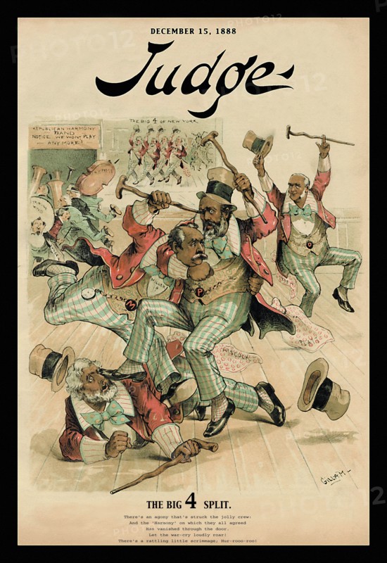 Judge Magazine: The Big 4 Split 1888