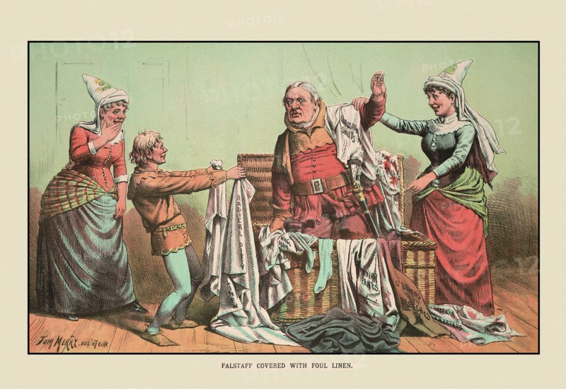 Falstaff Covered with Foul Linen 1889