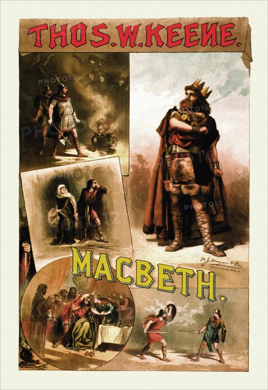 Thos W. Keene as Macbeth 1884