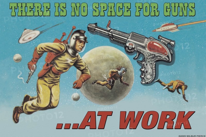 There is no space for Guns… At work. 2006