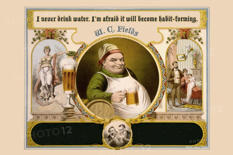 I never drink water; I am afraid it might become habit forming 2005