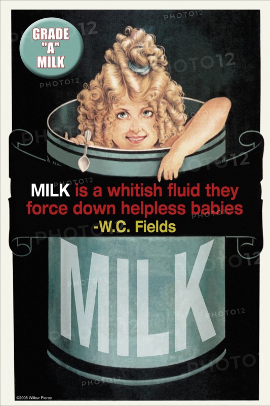 Milk is a whitish fluid they force down helpless babies 2005