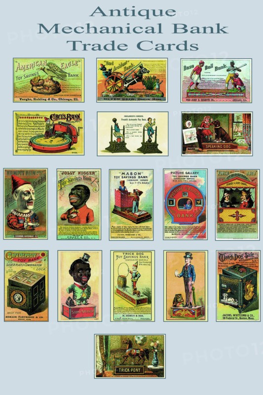 Mechanical Bank Trade Cards 2005