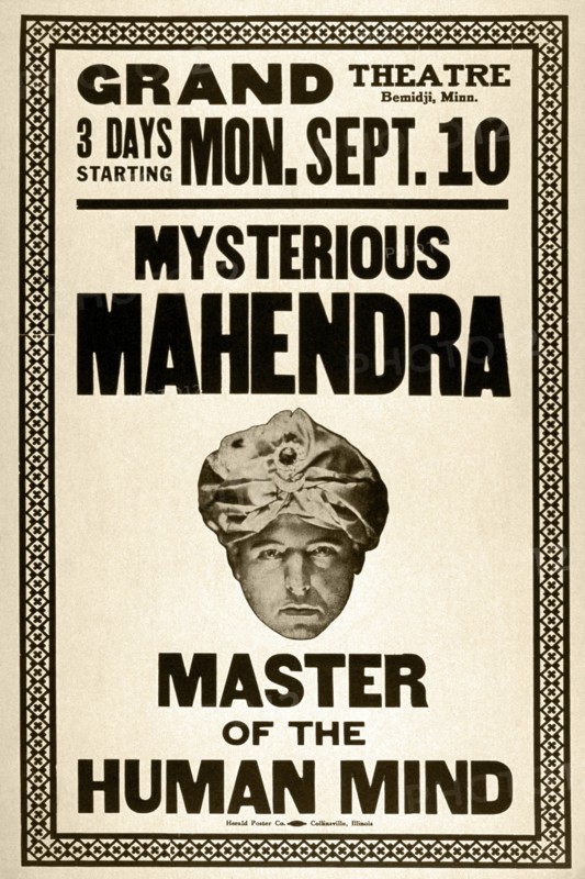 Mysterious Mahendra master of the human mind 1923