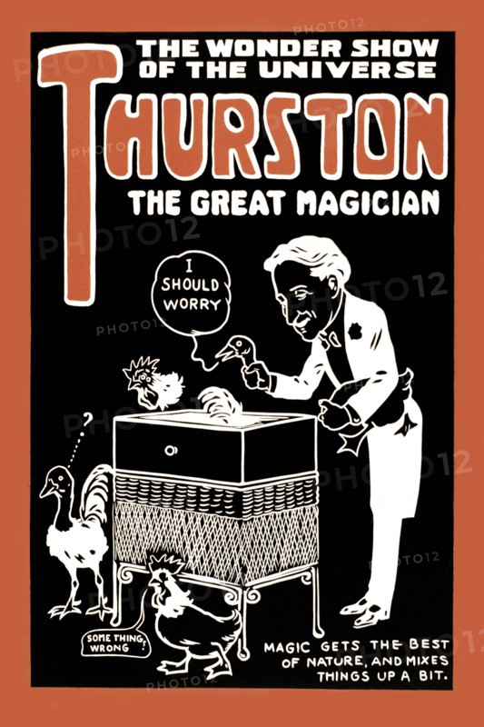 Mix Up Nature: Thurston the great magician the wonder show of the universe 1925