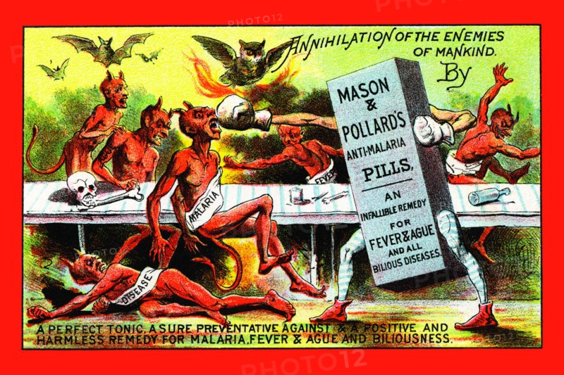 Mason & Pollard's Anti-Malaria Pills 1890