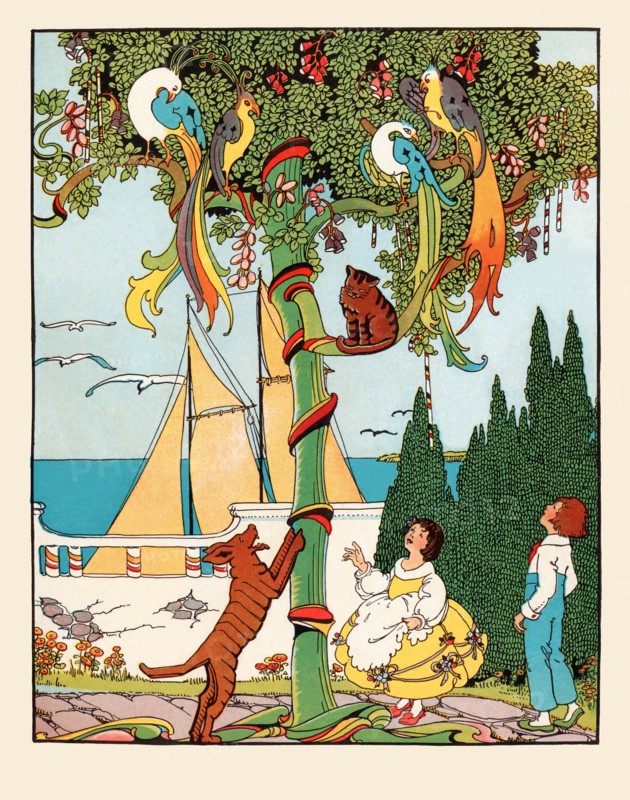 Stand-Off in the Tree 1925