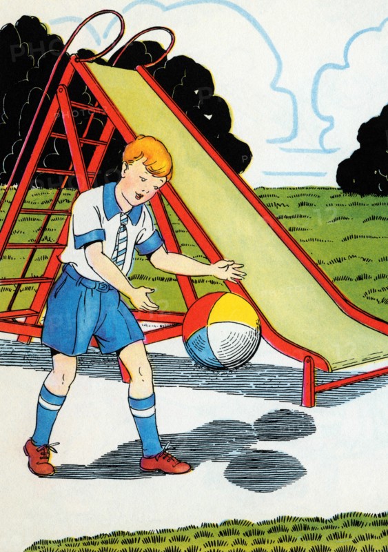 Ball Play in the Playground 1938