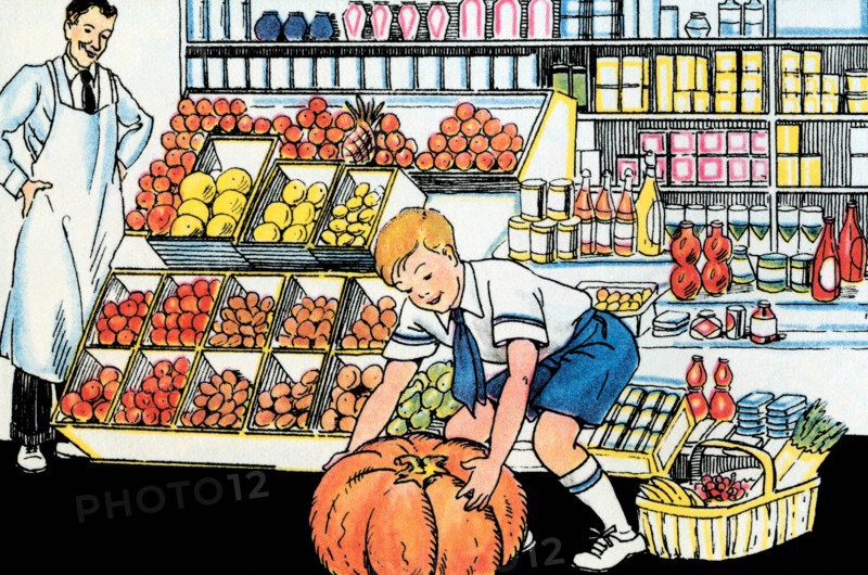 Selecting a Pumpkin 1938