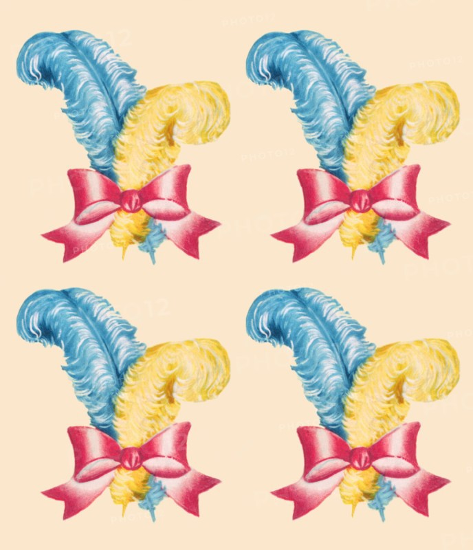Four Hat Feather Sets 1935