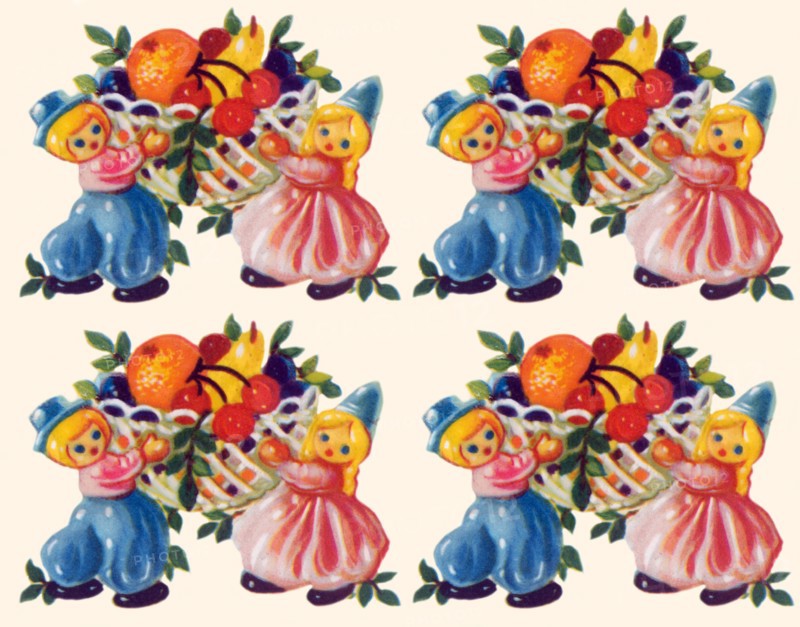 Fruit Bowl with Dutch Flair 1935