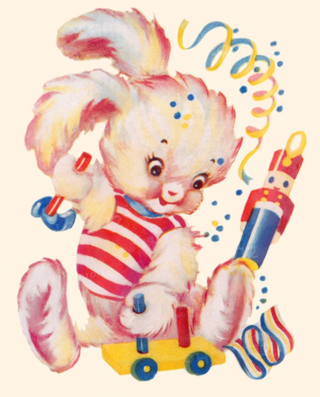 Toy Rabbit at Play 1935