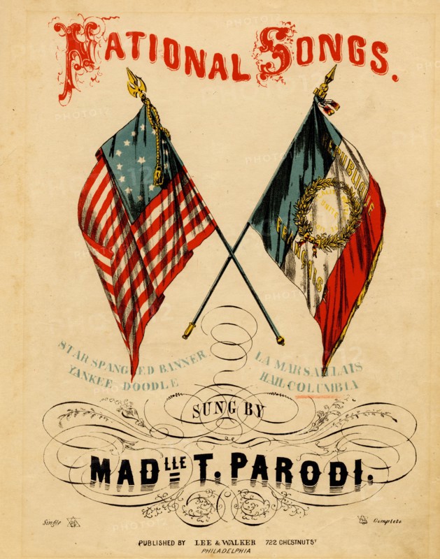 National Songs sung by Mademoiselle T. Parodi